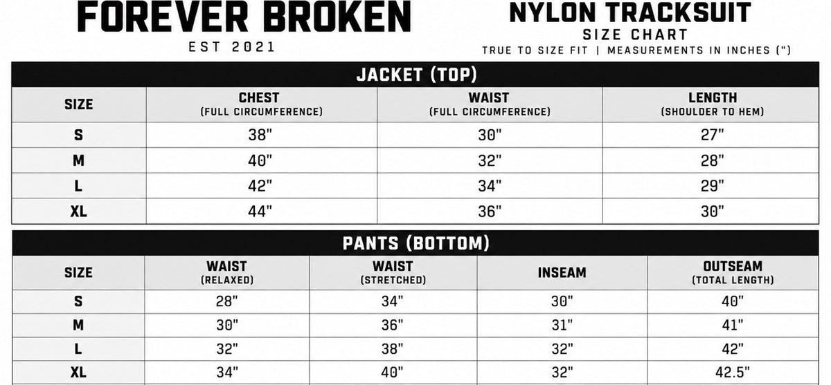 Forever Broken Tracksuits