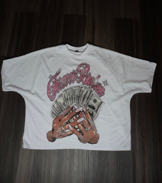 Forever Broken Cropped Tee